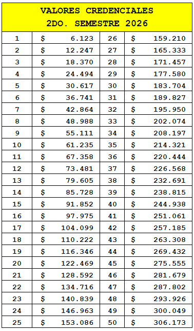 Payment Values